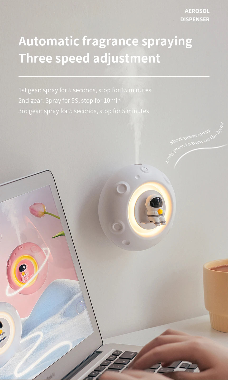 Astronaut Night Light Air Humidifier