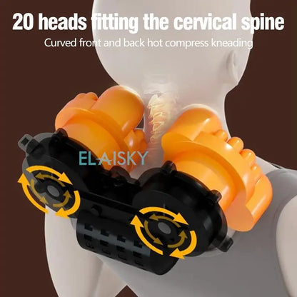 Electric Massage Mattress Vibrating Heating Infrared Massager Kneading Mat Full Body Pain Relief Relaxation for Neck Back Foot