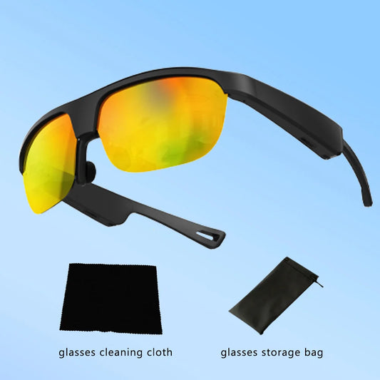 NEW Men Smart Glasses Headphones Wireless Headphones BT 5.0 Sunglasses Outdoor Sports Headphones Call Music Glasses Men