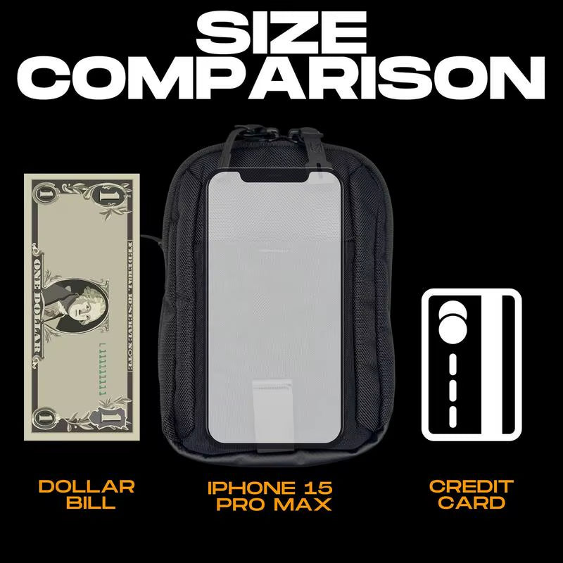 Magnetic Gym Crossbody Bag Sling Chest Bag for Men Women Keep Your Items off the Dirty Gym Floor with Magnetic Attachment