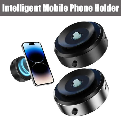Intelligent Mobile Phone Holder Double-Sided Car Mount Magnetic  Adsorption Bracket Vacuum Adsorption Stable for Phone