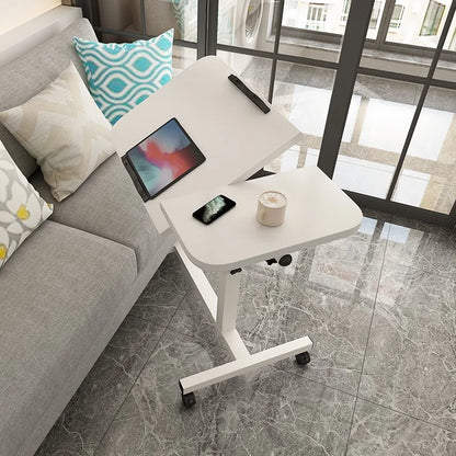 Folding Computer Mobile Lift Desk Study Table Height Adjustable Computer Desk Lap Bed Tray Scrivania Standing Furniture Bed Desk