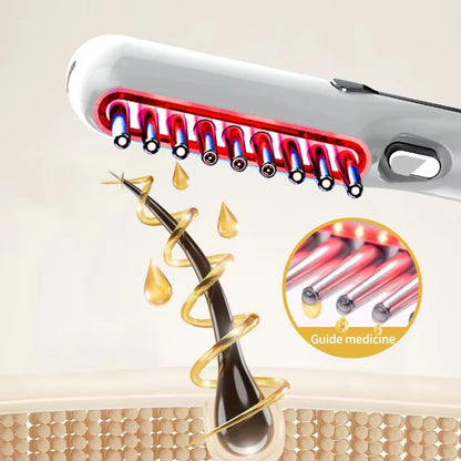  Electric LED Red Light Therapy Massage Comb 