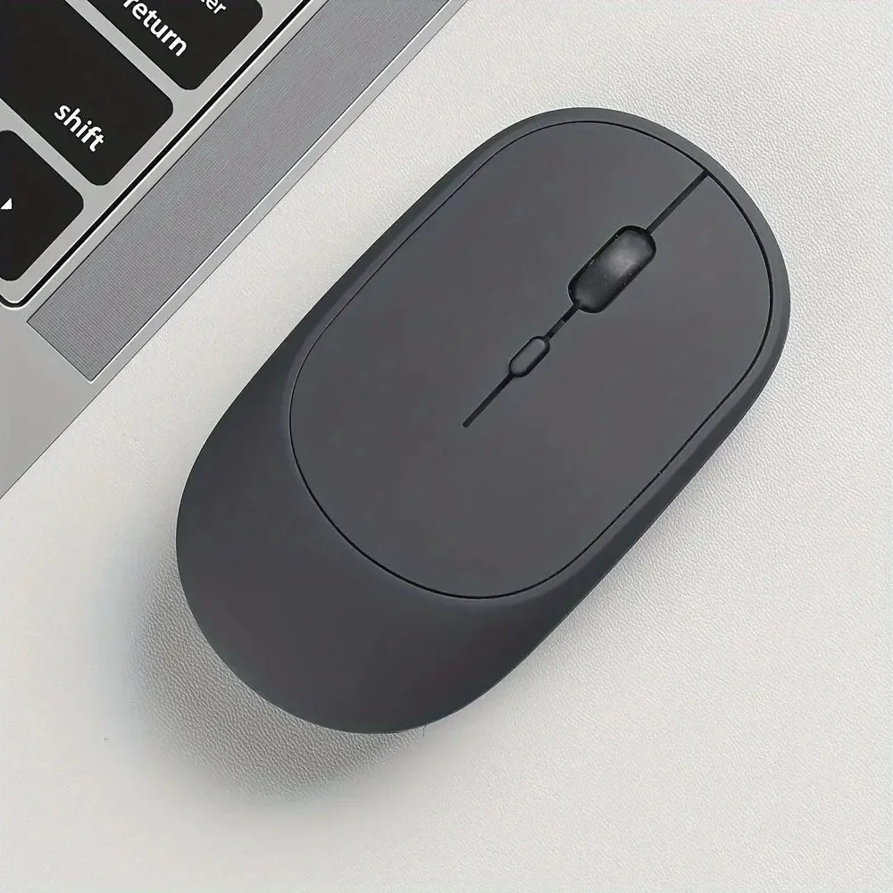 Dual Mode Wireless Mouse Bluetooth 2.4G Silent Rechargeable Optical Tracking 3-Level DPI Adjustable for Office Gaming Laptop