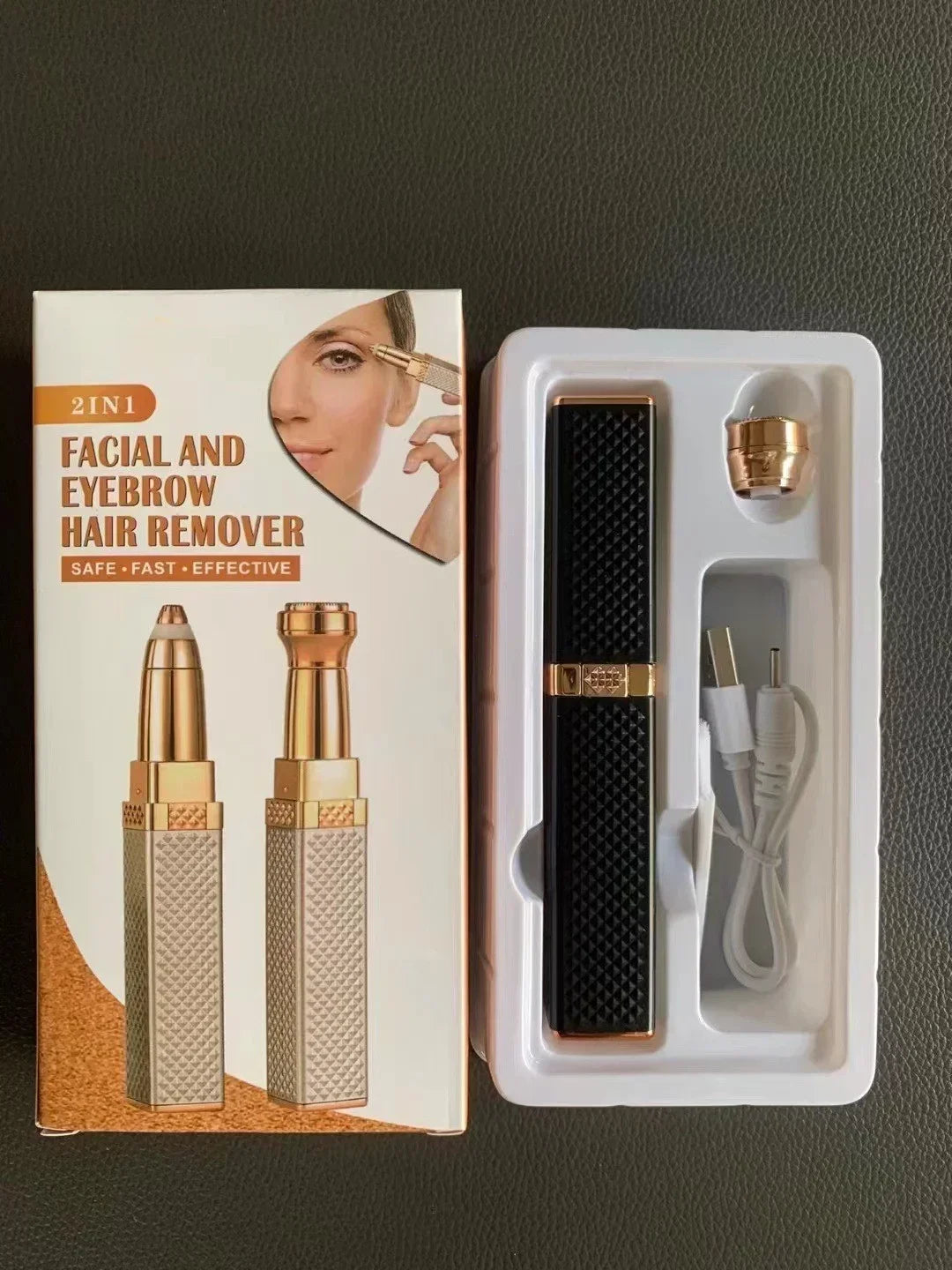 2 in 1 Multifunctional Shaver with LED Light 