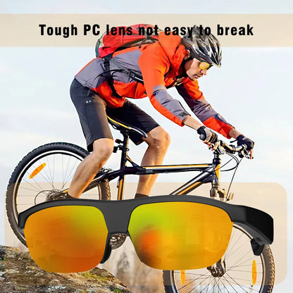NEW Men Smart Glasses Headphones Wireless Headphones BT 5.0 Sunglasses Outdoor Sports Headphones Call Music Glasses Men