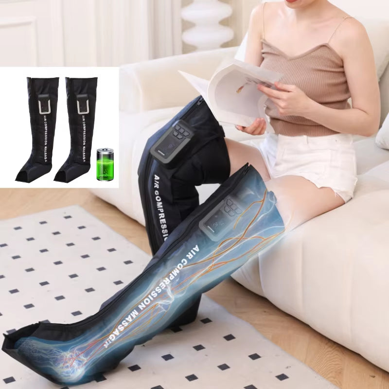 Air Compression Recovery System, Professional Sequential Training Device, Foot Leg Recovery Boots for Improved Circulation