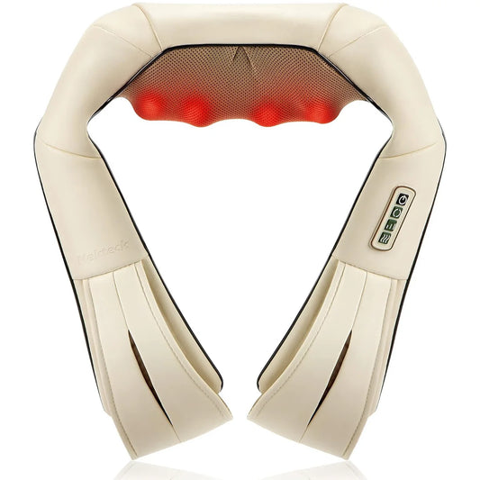 Shiatsu Back Shoulder and Neck Massager 3D Electric Full Body Massager with Heat Deep Tissue Kneading Pillow Massage