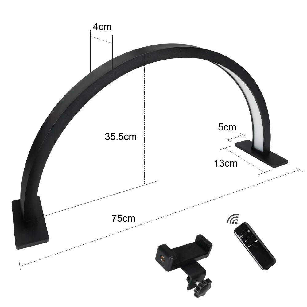 Half Moon Desk Lamp 