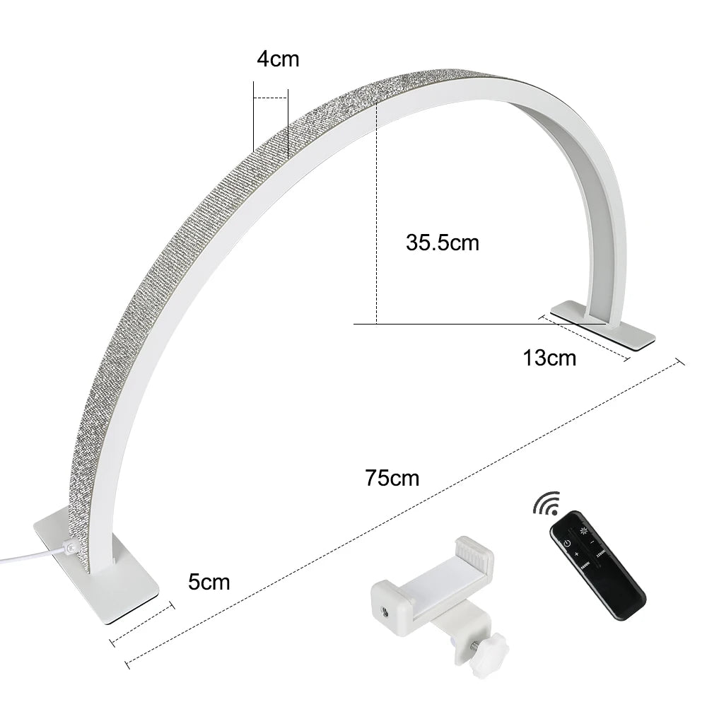 Half Moon Desk Lamp 