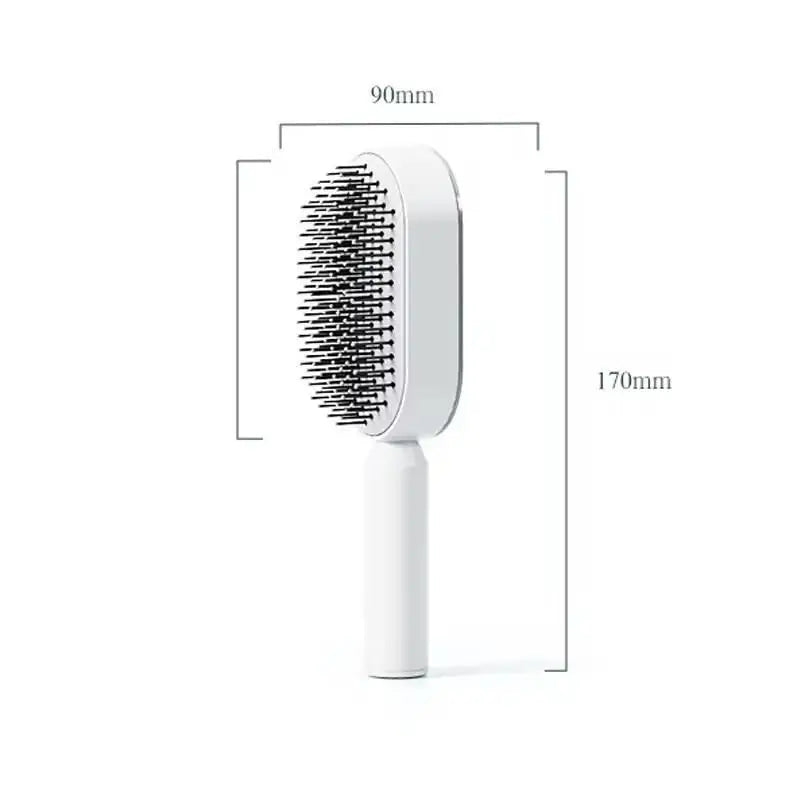 Self-Cleaning Hairbrush for Women 