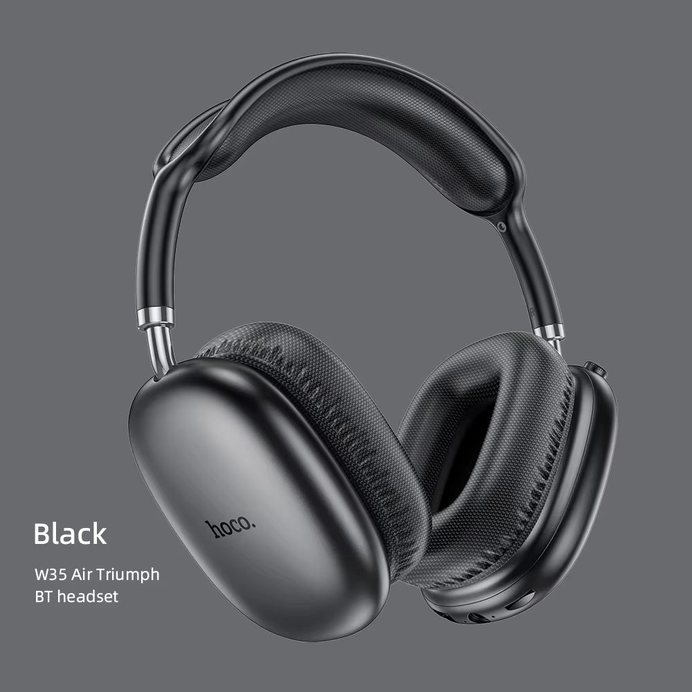 W35 Air Upgrade Wireless Bluetooth 5.3 Music Headphone Mic Hifi Audio Headset Stereo Sound Sport Earphones 40MM Driver 45H