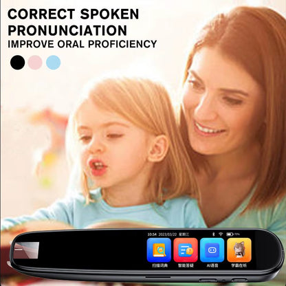 Translator 112 Languages Reading Pen for Dyslexia Autism Smart Voice Portable Scanner Pen Instant Smart Voice Translator Device