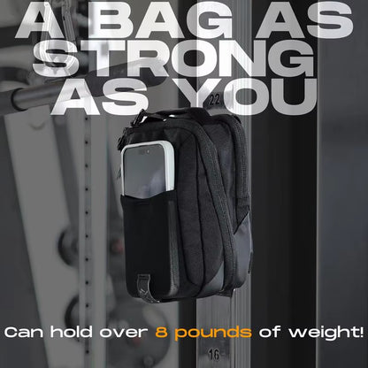 Magnetic Gym Crossbody Bag Sling Chest Bag for Men Women Keep Your Items off the Dirty Gym Floor with Magnetic Attachment