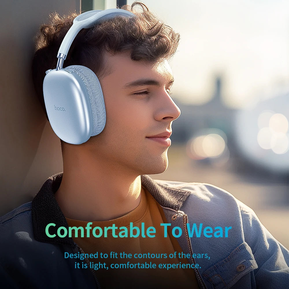 W35 Air Upgrade Wireless Bluetooth 5.3 Music Headphone Mic Hifi Audio Headset Stereo Sound Sport Earphones 40MM Driver 45H