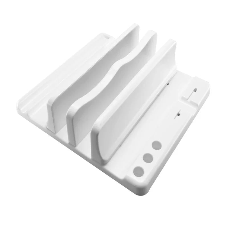 Office Laptop Stand Vertical save Desktop Space Easy to Place Computer Accessories Scalable Width Office Desk Storage