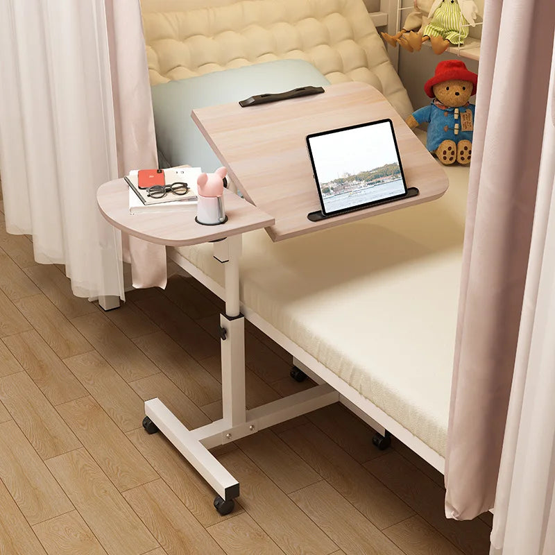 Folding Computer Mobile Lift Desk Study Table Height Adjustable Computer Desk Lap Bed Tray Scrivania Standing Furniture Bed Desk
