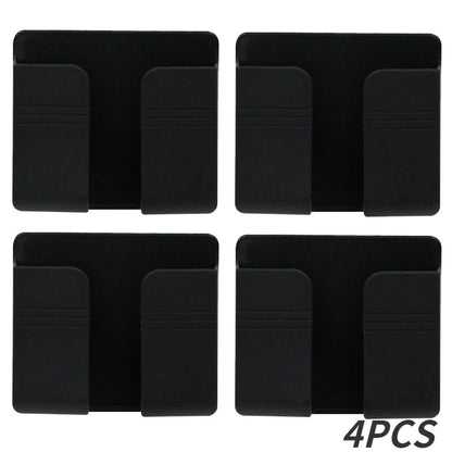 Wall Mobile Phone Holder Plug Phone Charging Stand Remote Control Storage Box Bracket Punch-Free Mounted Organizer Holders