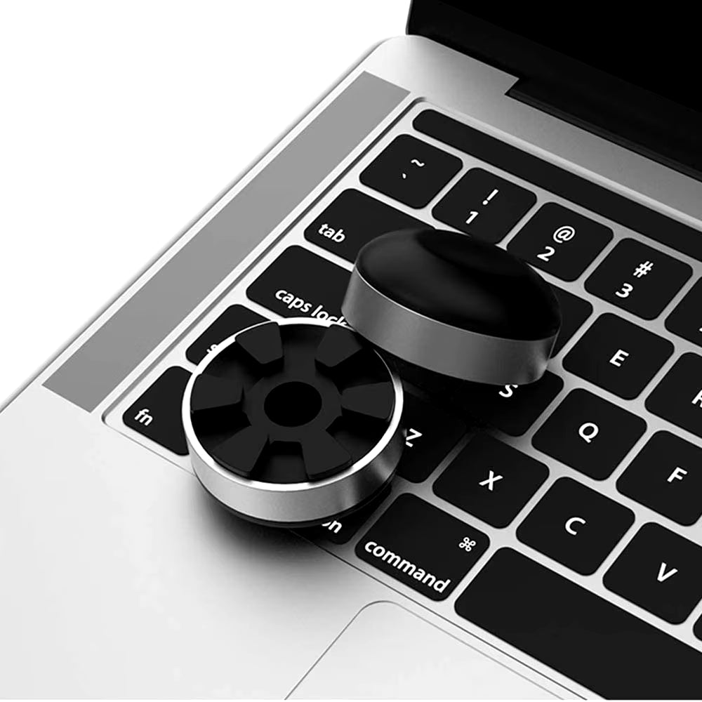 Portable Laptop Stand Mini Laptop Cooling Pad for Macbook Small Invisible Cooler Footpad Anti-Slip Notebook Tablet Stand