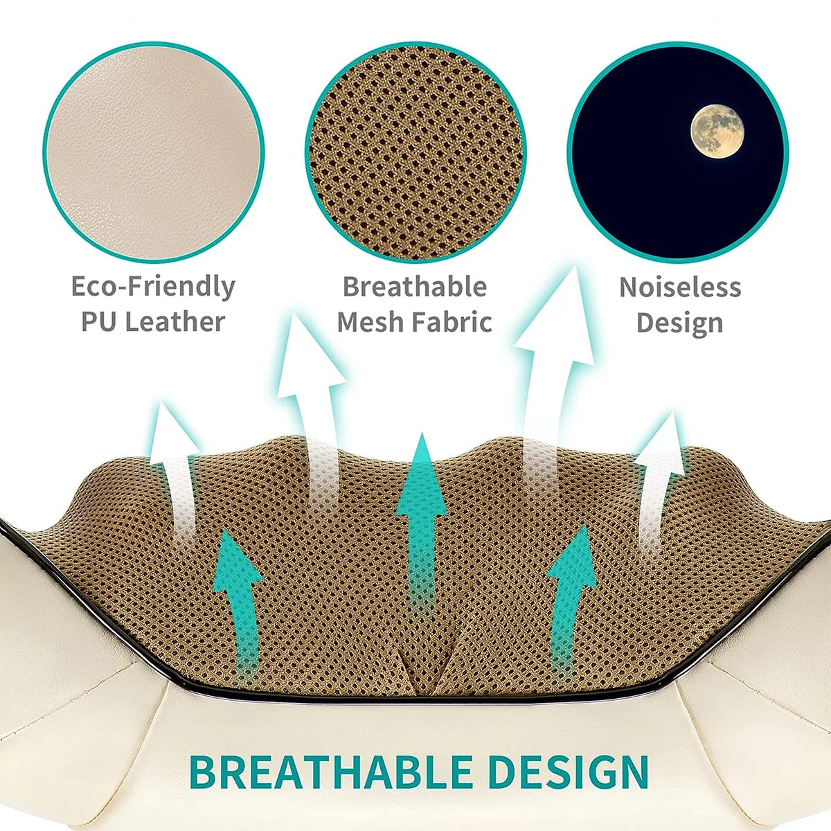 Shiatsu Back Shoulder and Neck Massager 3D Electric Full Body Massager with Heat Deep Tissue Kneading Pillow Massage