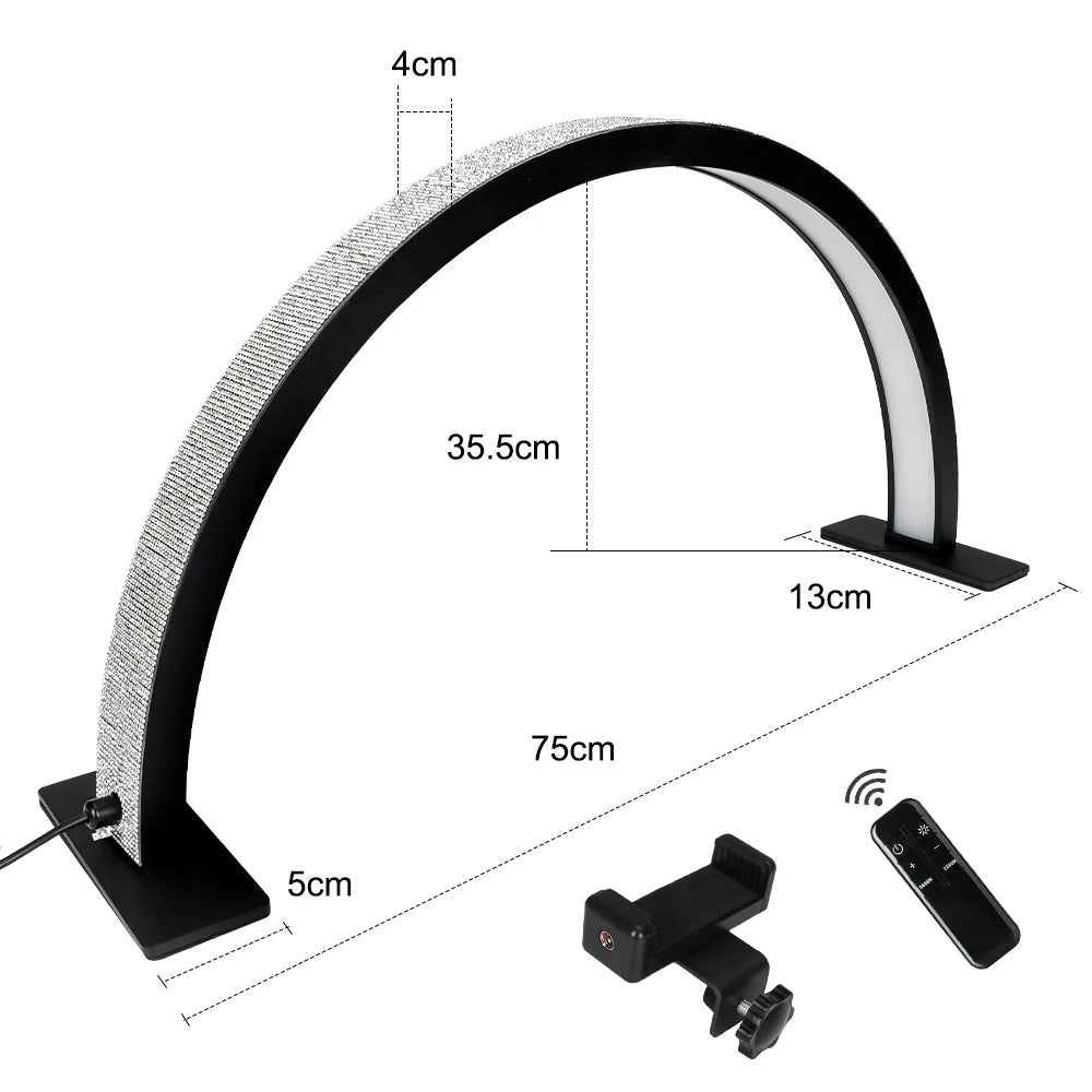 Half Moon Desk Lamp 