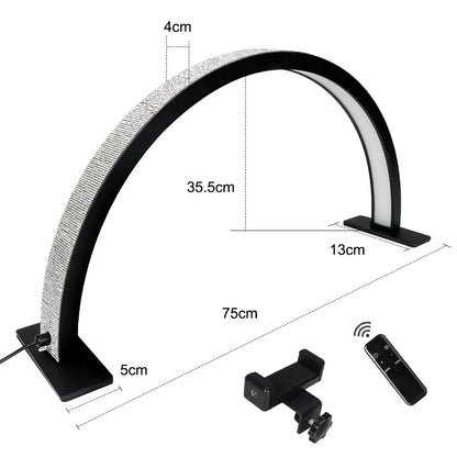 Half Moon Desk Lamp 