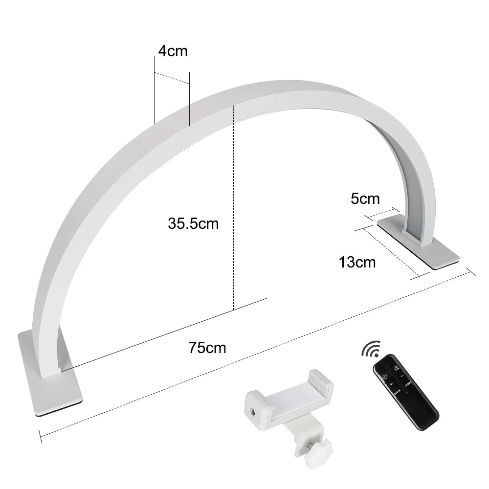 Half Moon Desk Lamp 