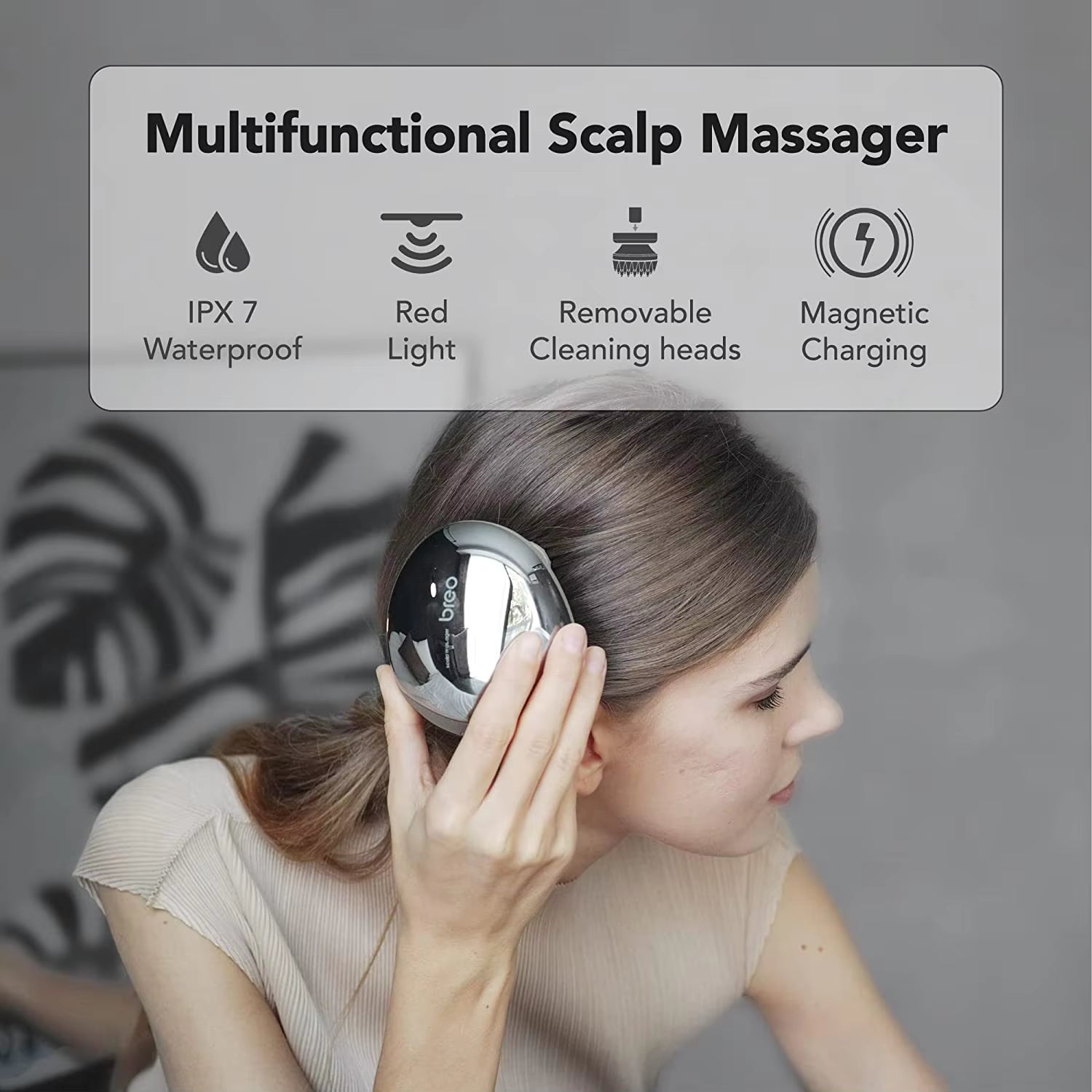 Mini Pro Waterproof Scalp Massager 