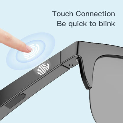 New Arrival Smart Glasses with Wireless Bluetooth Earphones and Anti-Glare Audio Sunglasses TWS Earphones