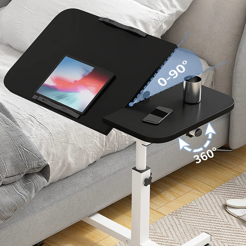 Folding Computer Mobile Lift Desk Study Table Height Adjustable Computer Desk Lap Bed Tray Scrivania Standing Furniture Bed Desk