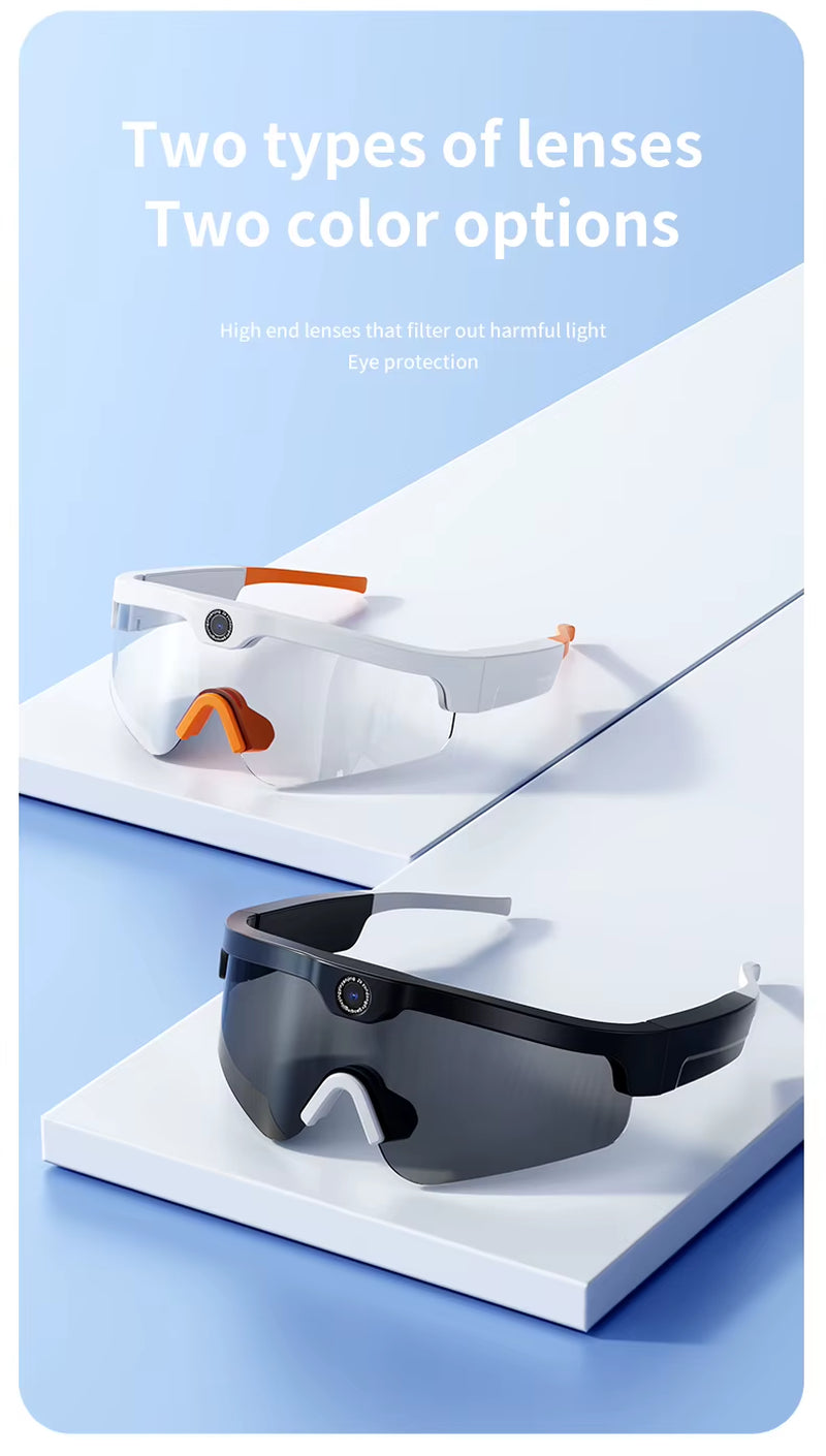 Ultra HD 4K Sunglasses Camera, Sports Glasses Camera, Wireless Bluetooth Glasses, Mini Camera, Smart Home 2K Video Recording