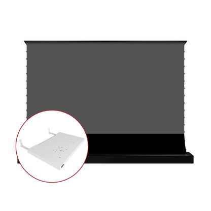 S Pro Motorized Ultra Short Throw Projector Screen and Motorized Platform Combo