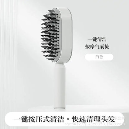 Self-Cleaning Hairbrush for Women 